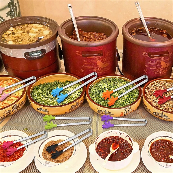 Silicone Mini Kitchen Tongs For Kids - Silicone Mini Kitchen Tongs For Kids - Image 2 of 4