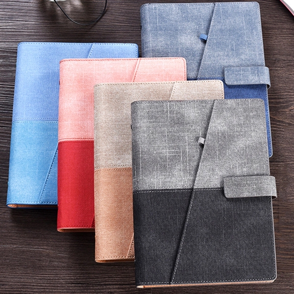 Reusable Notebook with PU Leather Cover - Reusable Notebook with PU Leather Cover - Image 2 of 2