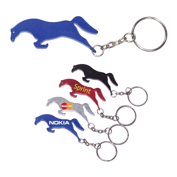 Horse shape bottle opener keychain - Horse shape bottle opener keychain - Image 0 of 0