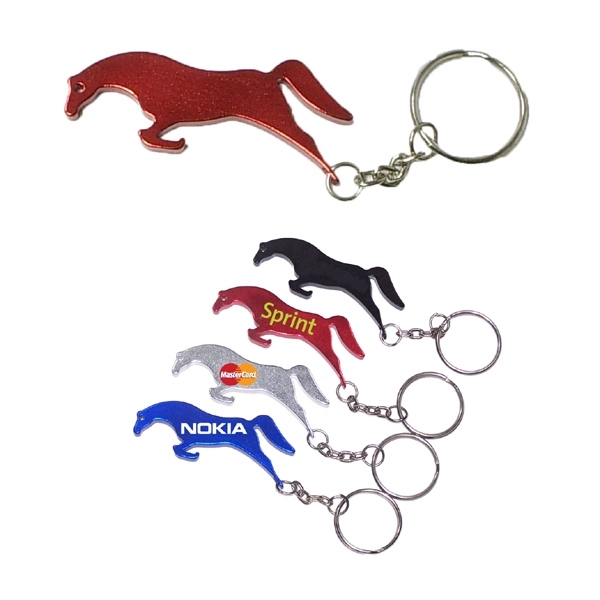 Horse shape bottle opener keychain - Horse shape bottle opener keychain - Image 0 of 0