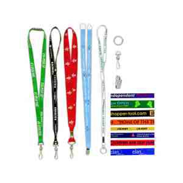 3/4" Silk Screen Lanyard