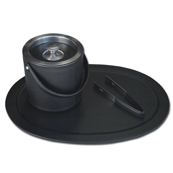 Classic Leather 3 Piece Serving Set - Classic Leather 3 Piece Serving Set - Image 0 of 0