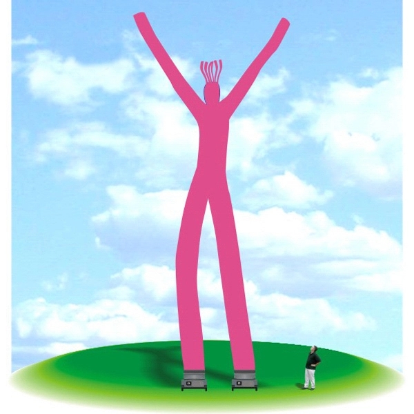 Inflatable 60' tall Fly Guy Tube Air Dancer - Inflatable 60' tall Fly Guy Tube Air Dancer - Image 11 of 13