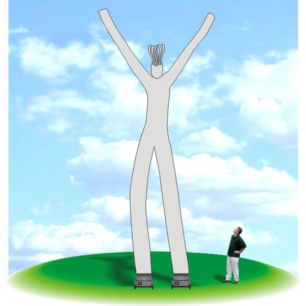 Inflatable 28' tall Fly Guy Tube Air Dancer - Inflatable 28' tall Fly Guy Tube Air Dancer - Image 12 of 13
