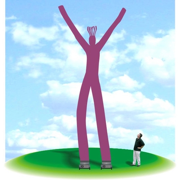 Inflatable 28' tall Fly Guy Tube Air Dancer - Inflatable 28' tall Fly Guy Tube Air Dancer - Image 7 of 13