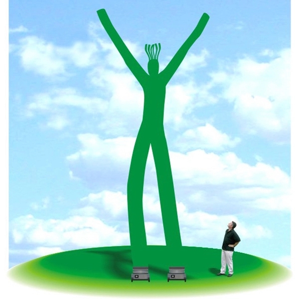 Inflatable 28' tall Fly Guy Tube Air Dancer - Inflatable 28' tall Fly Guy Tube Air Dancer - Image 3 of 13
