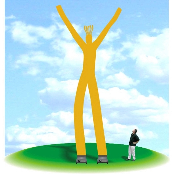 Inflatable 28' tall Fly Guy Tube Air Dancer - Inflatable 28' tall Fly Guy Tube Air Dancer - Image 1 of 13