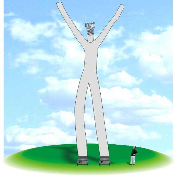 Inflatable 60' tall Fly Guy Tube Air Dancer - Inflatable 60' tall Fly Guy Tube Air Dancer - Image 6 of 13