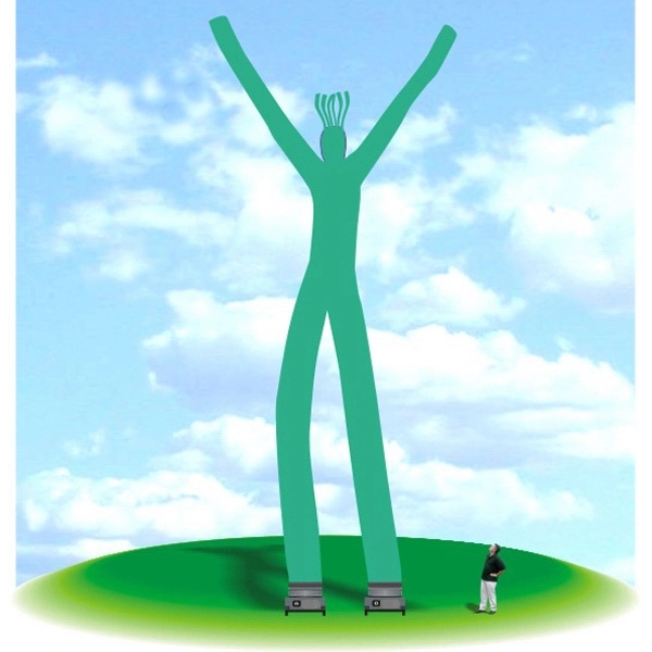 Inflatable 60' tall Fly Guy Tube Air Dancer - Inflatable 60' tall Fly Guy Tube Air Dancer - Image 5 of 13