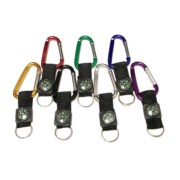 Carabiner with Compass - Carabiner with Compass - Image 0 of 10