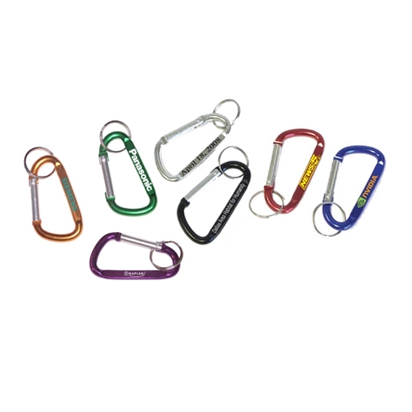 Carabiner with split key ring - Carabiner with split key ring - Image 0 of 10