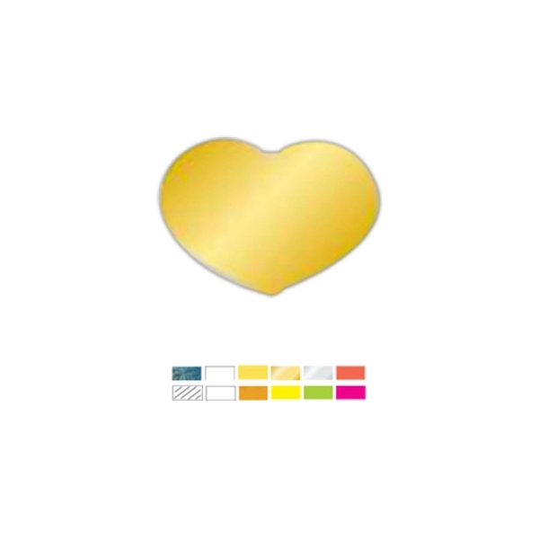 Die Cut Heart Shape Labels