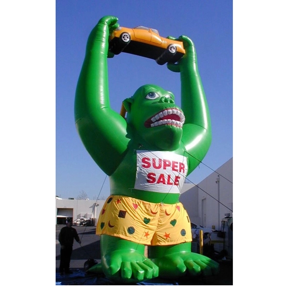 Inflatable Gorilla 24ft - Inflatable Gorilla 24ft - Image 1 of 1