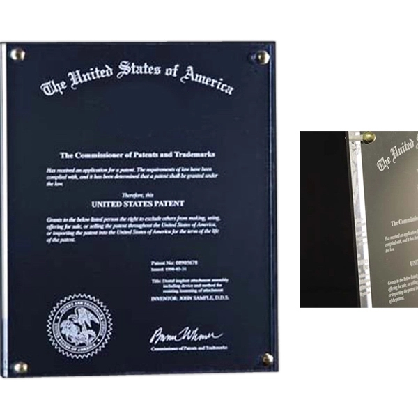 Atlantic Patent Award Plaque - Atlantic Patent Award Plaque - Image 0 of 0