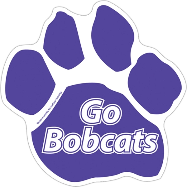 Small Paw Print Car Sign Magnet