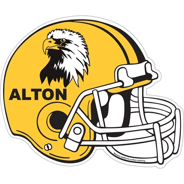 Small Helmet Car Sign Magnet