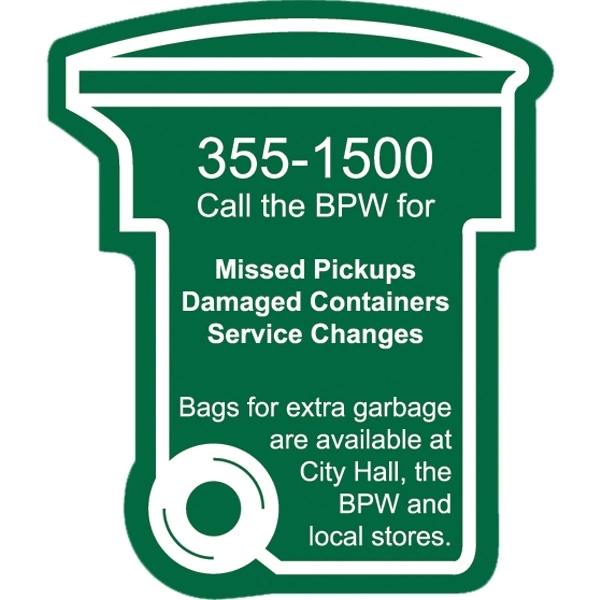 Trash / Recycling Bin Magnet