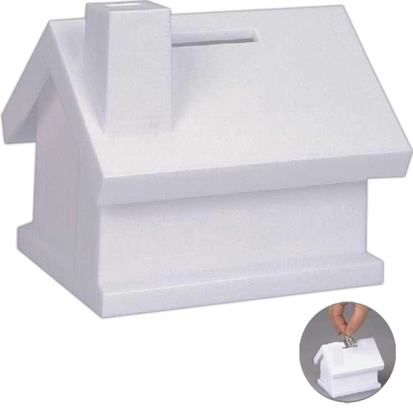 Plastic coin bank - Plastic coin bank - Image 1 of 1