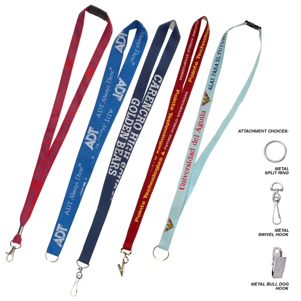 1" Woven Lanyard