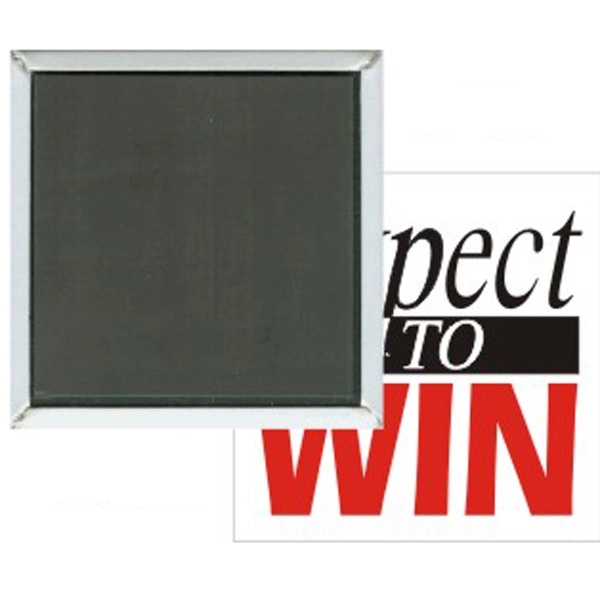 Full Magnet 2 Inch Square Button - Full Magnet 2 Inch Square Button - Image 1 of 1