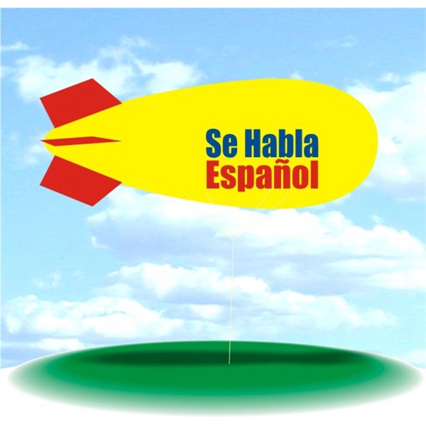 Helium Blimp Display - Spanish/Espanol - Helium Blimp Display - Spanish/Espanol - Image 0 of 8