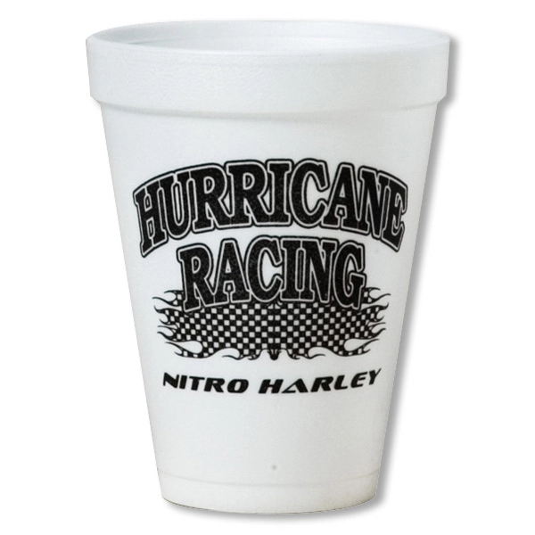 White styrofoam tumbler - 12 oz - White styrofoam tumbler - 12 oz - Image 0 of 0