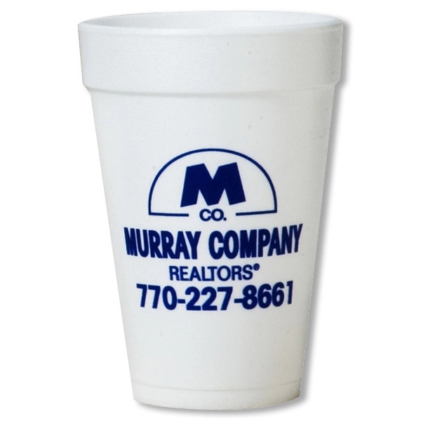 White styrofoam tumbler - 16 oz - White styrofoam tumbler - 16 oz - Image 0 of 0