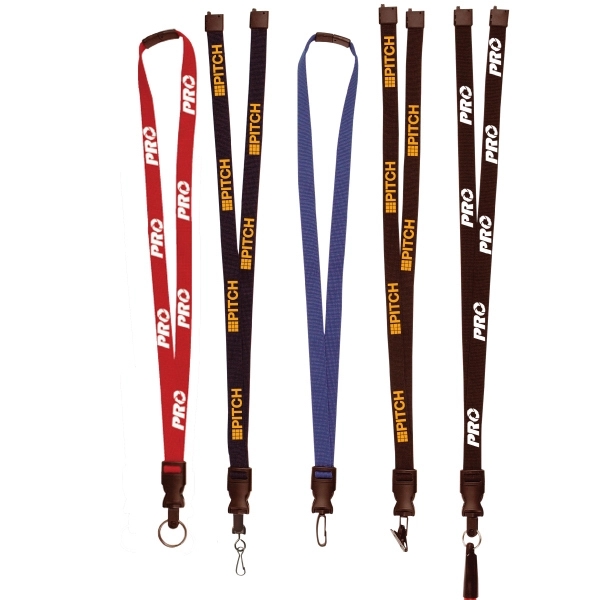 5/8" Optiweave Silk Screen Lanyard