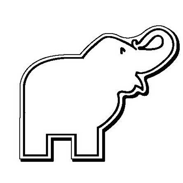 Elephant Stock Shape Magnet