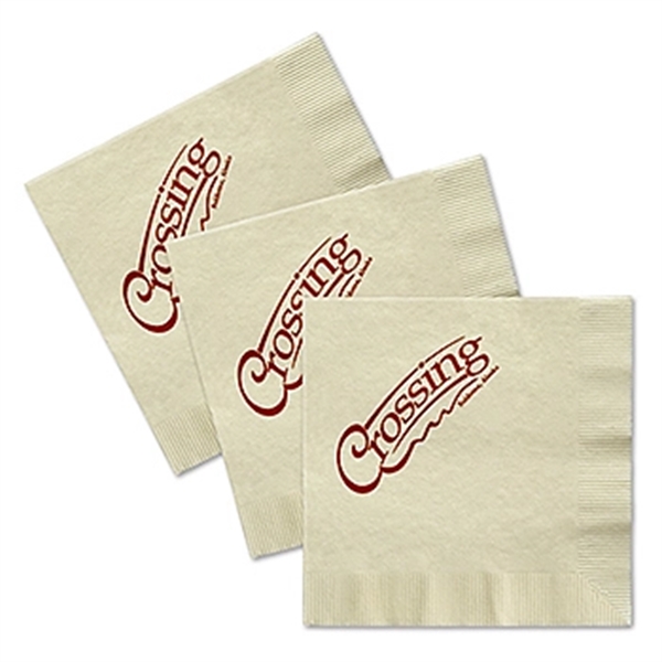Ecru Custom Beverage Facial 2 Ply Napkin - Ecru Custom Beverage Facial 2 Ply Napkin - Image 0 of 0