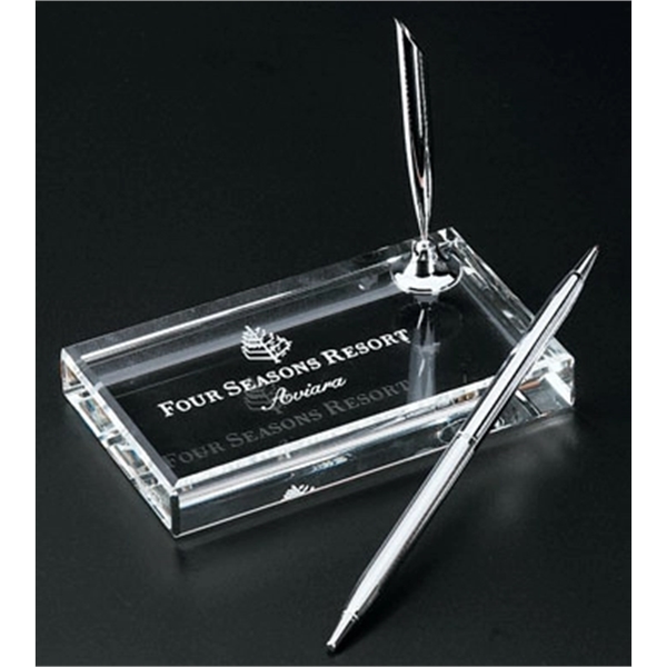 Optical crystal single pen set - Optical crystal single pen set - Image 0 of 0