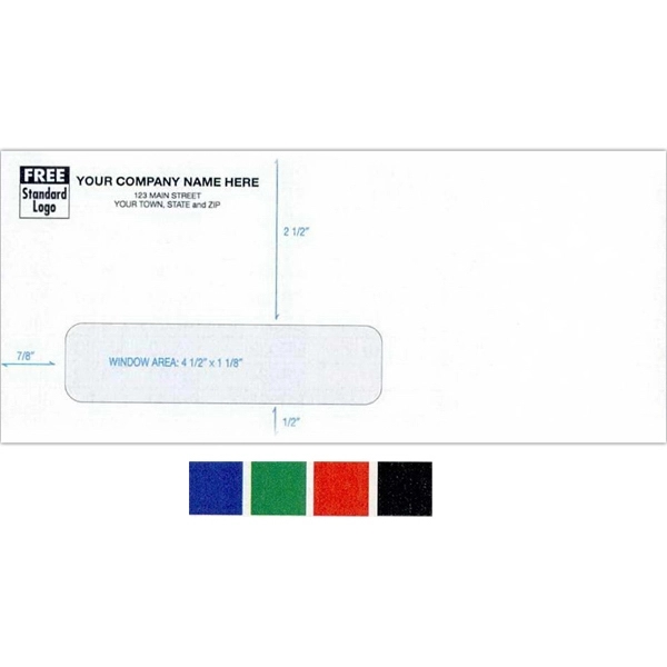 Envelopes, No. 10, Single Window, Self Seal - Envelopes, No. 10, Single Window, Self Seal - Image 1 of 1