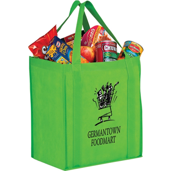 Heavy Duty Grocery Tote Bag - Screen Print - Heavy Duty Grocery Tote Bag - Screen Print - Image 0 of 17