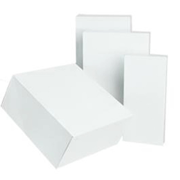 Gloss White 2 Piece Apparel Box (15" x 9 1/2" x 2") - Gloss White 2 Piece Apparel Box (15" x 9 1/2" x 2") - Image 0 of 0