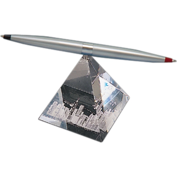 Helicopter Pen with Crystal Base