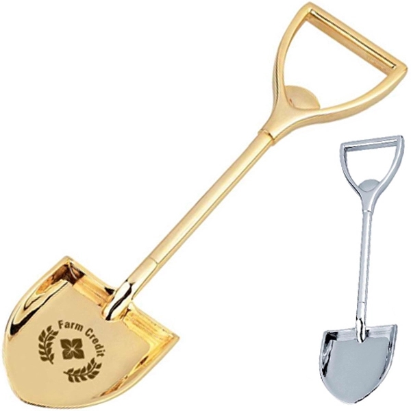 Metal shovel bottle opener