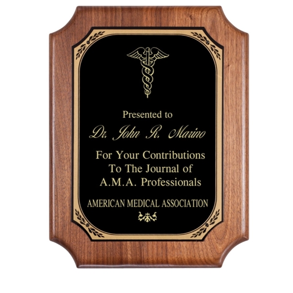 Walnut Plaque - Walnut Plaque - Image 0 of 1