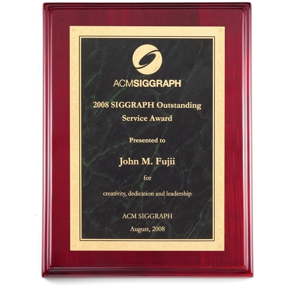 Rosewood Plaque - Rosewood Plaque - Image 1 of 2