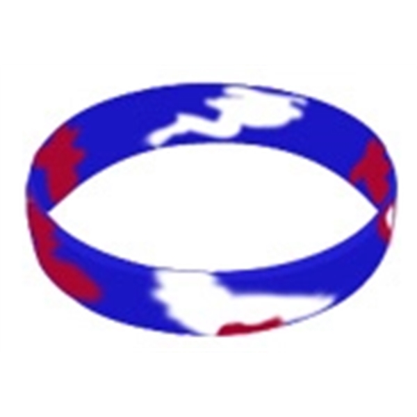 Swirl Silicone Wristband - Swirl Silicone Wristband - Image 0 of 5