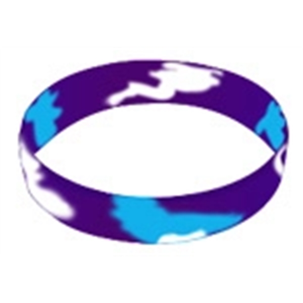 Swirl Silicone Wristband - Swirl Silicone Wristband - Image 1 of 5