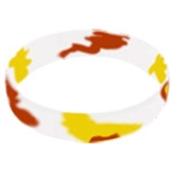 Swirl Silicone Wristband - Swirl Silicone Wristband - Image 2 of 5