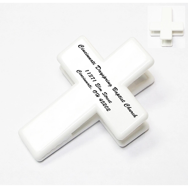 Cross shape magnetic memo clip holder - Cross shape magnetic memo clip holder - Image 0 of 1