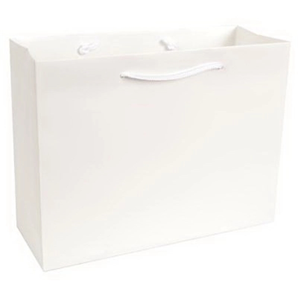 Stone Paper White EuroTote Bag (13" x 5" x 10") - Stone Paper White EuroTote Bag (13" x 5" x 10") - Image 0 of 0