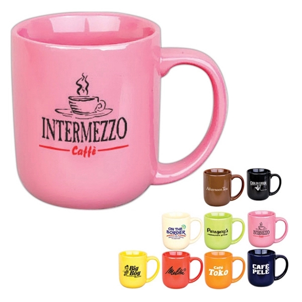 16 oz. Vibrant Color Glossy Ceramic Mugs - 16 oz. Vibrant Color Glossy Ceramic Mugs - Image 0 of 1