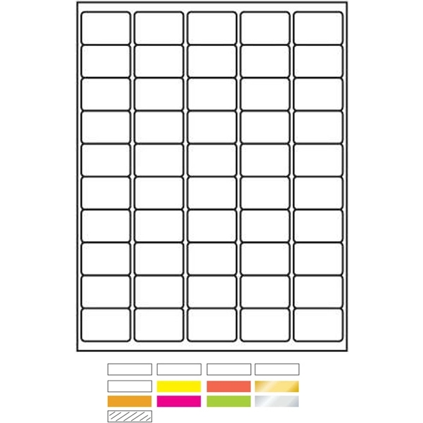 White Vinyl Laser Labels