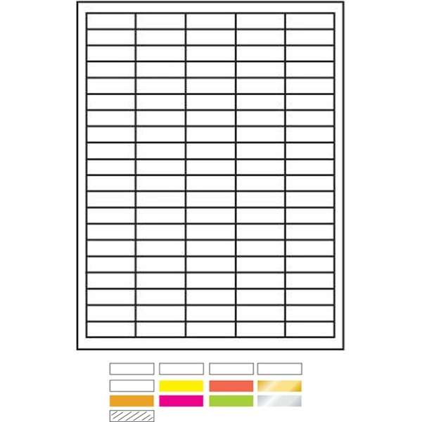 White Vinyl Laser Labels