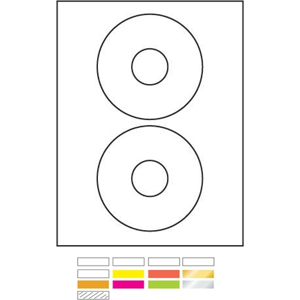White Litho Laser Labels