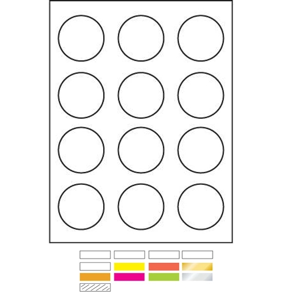 White Litho Laser Labels