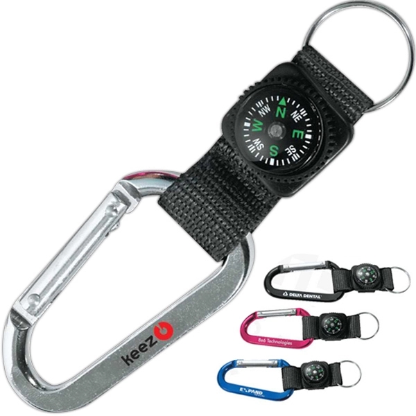 Busbee Carabiner with Compass | Plum Grove