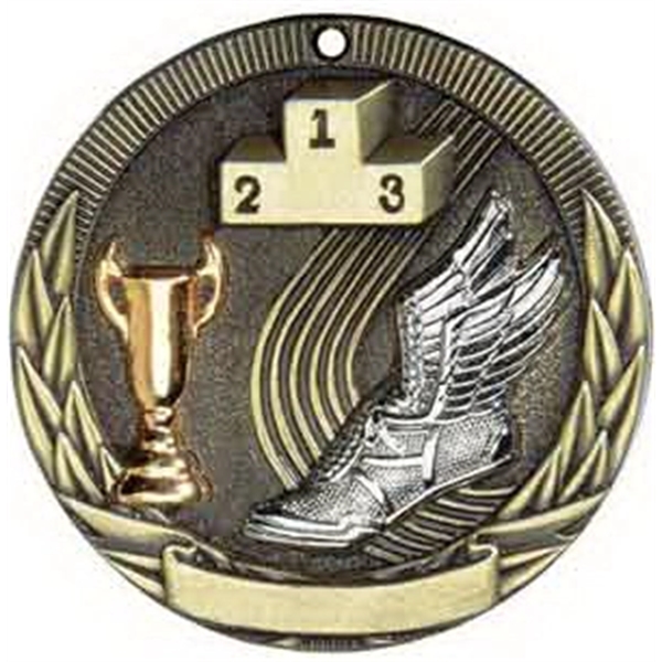 Tri-Colored Medals, 2" - Tri-Colored Medals, 2" - Image 2 of 17